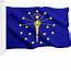 G128 Indiana State Flag 150D Quality Polyester 3x5 Ft Printed Brass 