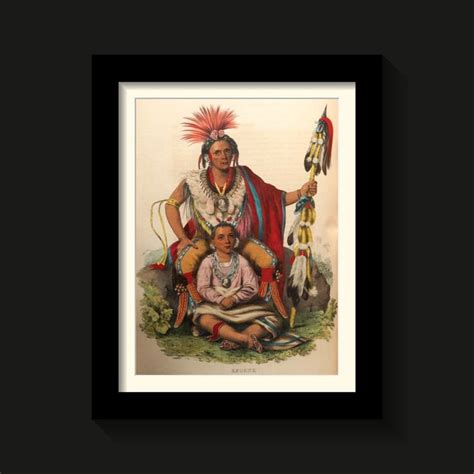 Keokuk Chief Of The Sauk And Fox Nation 1838 Portraits Of Keokuk