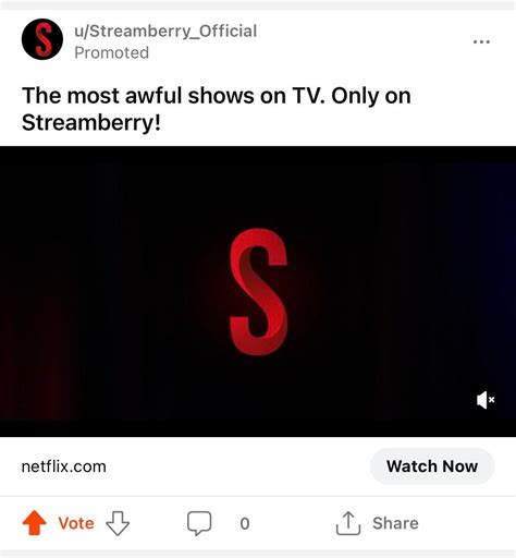 Has Anyone Seen The Streamberry Ad On Reddit Rblackmirror