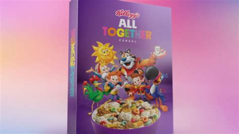 kellogg s ‘all together cereal box contains 6 iconic cereals in 1 box