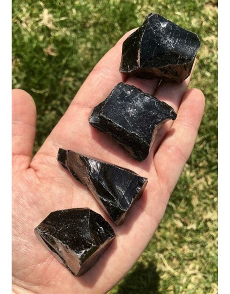Black Obsidian Rough Stone