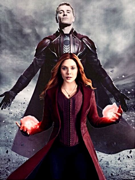 Following In Your Footsteps [magneto And Scarlet Witch] {father And Daughter} Avengers Shield
