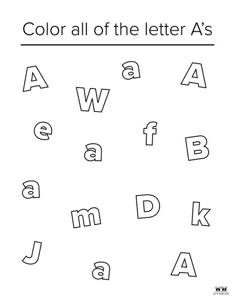 Letter A Worksheets Free Printable Printable World Holiday
