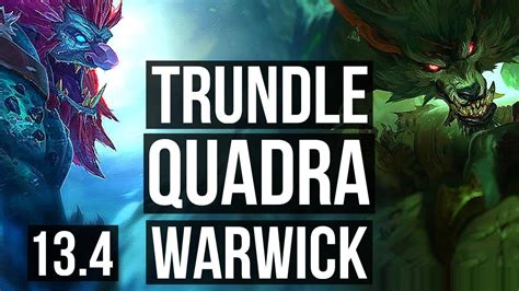 Trundle Vs Warwick Top Quadra M Mastery Dominating Kr Master