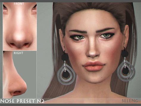Cas Nose Preset Found In Tsr Category Sims 4 Cas Presets Sims 4