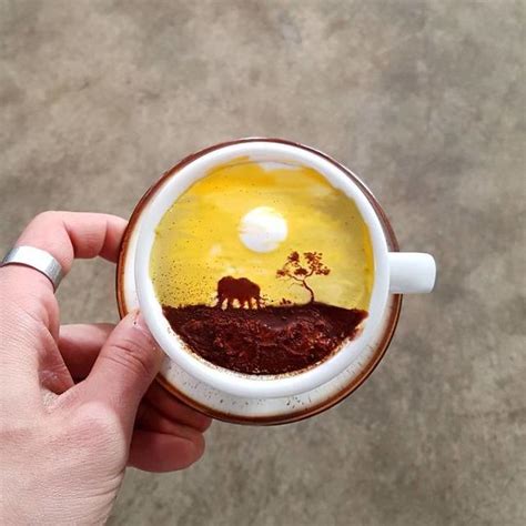 25个创意可爱的咖啡拉花设计作品欣赏 咖啡奥秘