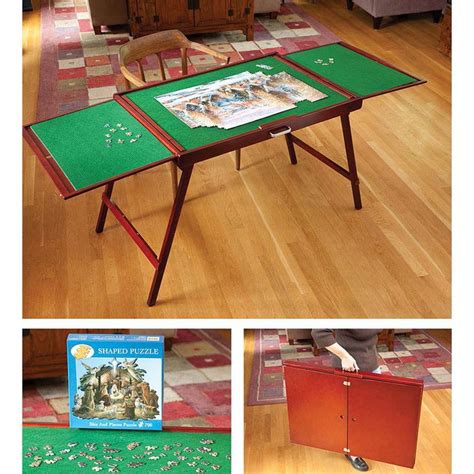 Fold And Go® Wooden Jigsaw Table   Jigsaw table  