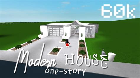 BLOXBURG One Story Modern House K No Gamepasses YouTube