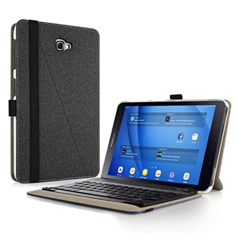 Infiland Samsung Galaxy Tab A 101 Keyboard Case Premium Shell Stand