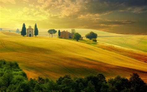 Tuscan Morning Wallpapers Wallpaper Cave