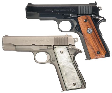 Colt Combat Commander Pistol Firearms Auction Lot 3772