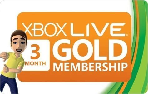 Microsoft Xbox Live Gold Membership Card 3 Month Skroutzgr