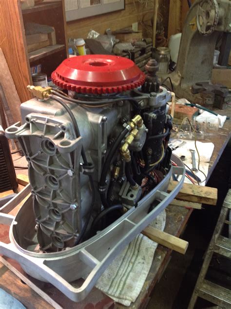 Maybe you would like to learn more about one of these? 2nd tell tale for Mercury Mark 58 on top of motor - Antique Outboard Motor Club,Inc