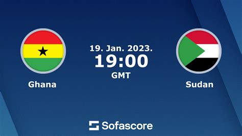 Ghana Vs Sudan Live Score H2h And Lineups Sofascore