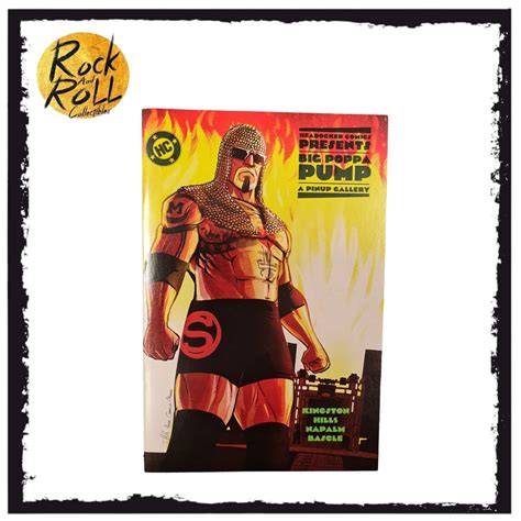 Headocked Comics Presents Big Poppa Pump A Scott Steiner Pinup Galler Rock And Roll Collectibles