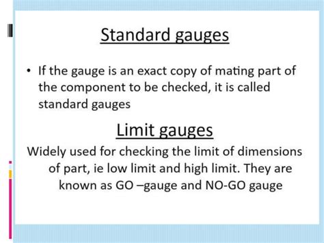 Limit Gauges