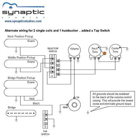 Single humbucker wiring diagram gallery. Wiring Diagram 1 Humbucker Single Coil - Wiring Diagram