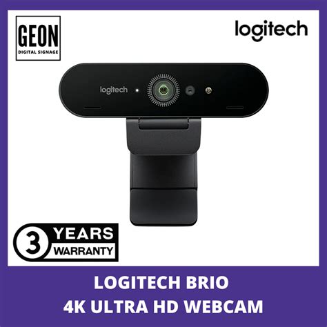 logitech brio 4k ultra hd video conferencing pro webcam geon asia