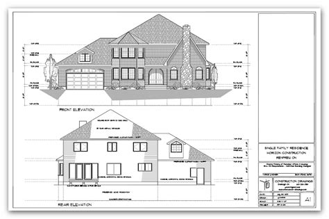 24 Inspiring House Construction Drawings Photo Architecture Plans