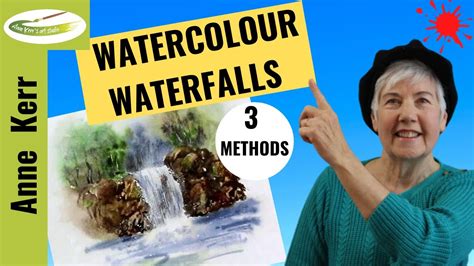 How To Paint A Waterfall In Watercolour 3 Methods Of Painting The