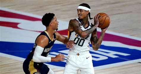 Latest on utah jazz point guard jordan clarkson including news, stats, videos, highlights and more on espn. Jazz vs Pelicans: As NBA returns, Jordan Clarkson's weave ...