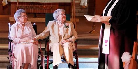 look iowa lesbian couple weds after 72 years together weddbook