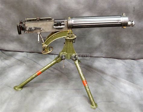 This Vickers Machine Gun Or Vickers Gun Is A Water Cooled 303 Inch 7