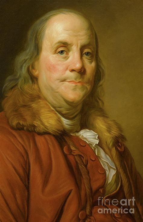 Benjamin Franklin Painting By Joseph Siffred Duplessis