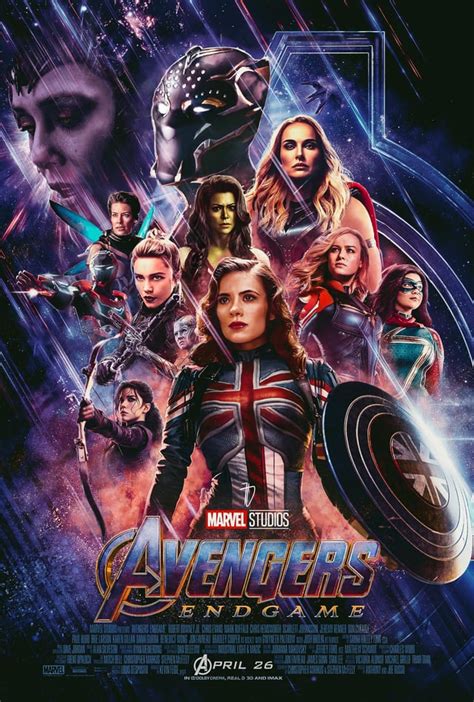 Fanart Avengers Endgame Poster Re Edit With Some Of The Current