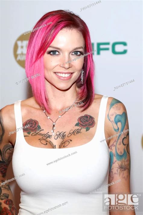 Adult Film Actress Anna Bell Peaks Arrives At The Xbiz Awards At Hotel