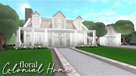 ^_^if you have any decal video suggestions, let me know in the comments. Floral Pastel Colonial Family Home Bloxburg | Boku No ...