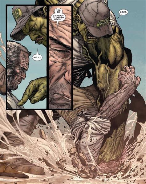 Old Man Logan Beatdown Old Man Logan Hulk Marvel Wolverine Art