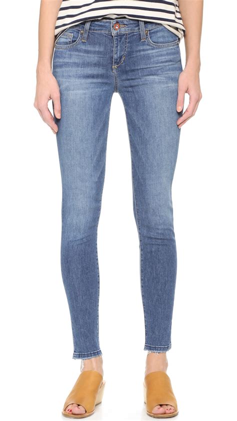 Joes Jeans Denim The Icon Mid Rise Skinny Ankle Jeans In Blue Lyst