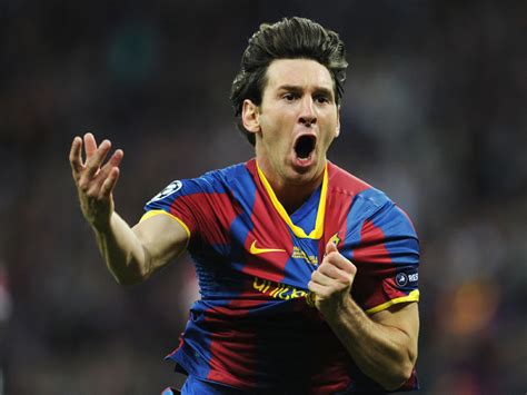 Lionel Messi Fc Barcelona Uefa Champions League Final And Winner 2011