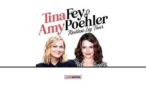 Tina Fey And Amy Poehler Announce New Dates For Restless Leg Tour