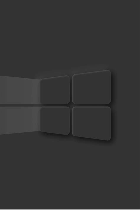 1080x1620 Windows 10 Dark Mode Logo 1080x1620 Resolution Wallpaper Hd