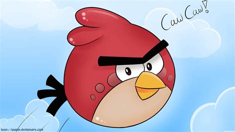 Angry Birds Red Bird Desktop Background By Hayyie Angrybirdsnest