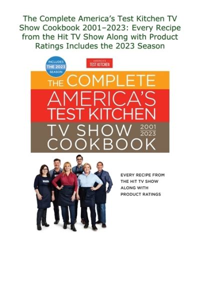 The Complete Americas Test Kitchen Tv Show Cookbook 20012023 Every