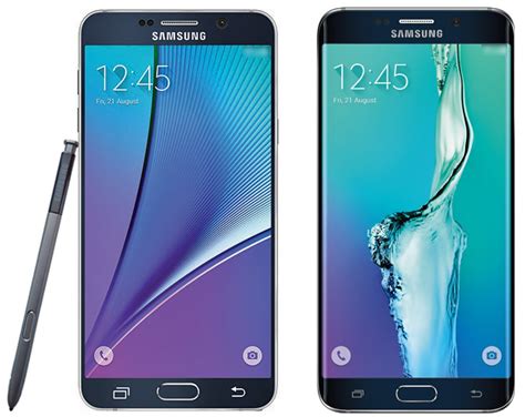 Samsung Galaxy Note 5 Und S6 Edge Plus Komplette Spezifikationen