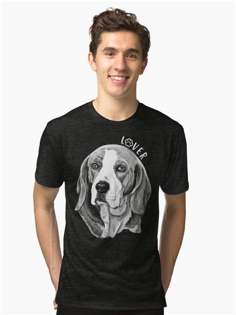 Beagle Dog Lover Graphic T Shirt By Heartbeats Beagle Dog Dog