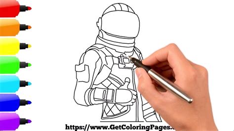 How To Draw Fortnite Dark Voyager Drawings Drawing Tutorial Step By