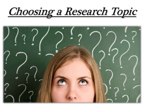 Selecting Thesis Topic