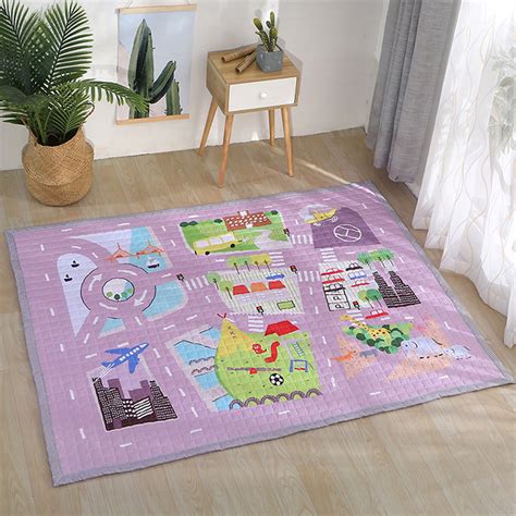 57x77 Inches Large Baby Crawling Mat Anti Slip Area Rugs Play Mat Game
