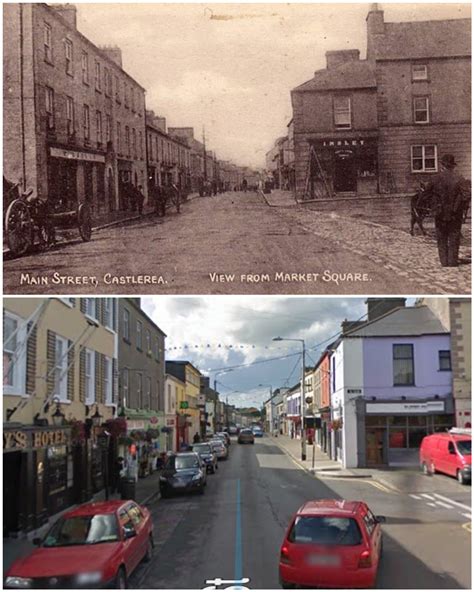 The Town Of Castlerea In Co Roscommon West Of Ireland Early 20th