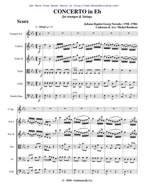 Albinoni Trumpet Concerto B Flat Pdf Download Seyfried