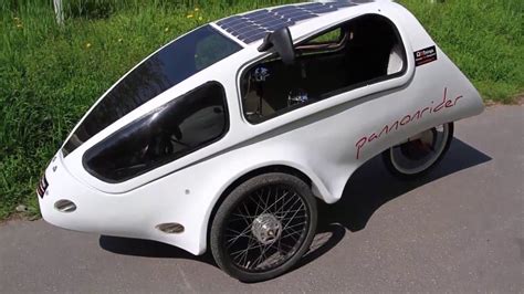 Fully Enclosed Solar Pv Charged Pedal Electric Trike Pannonrider