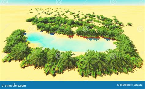 African Oasis Stock Photo Image Of Spring Africa Landscape 56648862