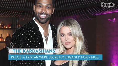 khloé kardashian was secretly engaged to tristan thompson for 9 months before his paternity