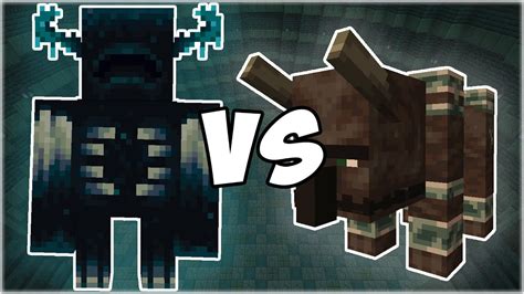 Warden Vs Ravager Minecraft Mob Battle Youtube