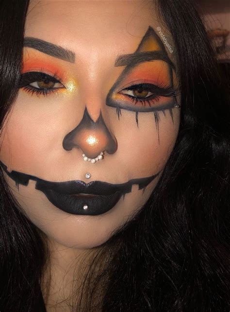 Halloween Makeup Inspo Follow Me Vidabyalisa Pumkin Makeup Pumpkin